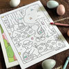 Download digital • Página para colorir Caça aos Ovos