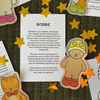 Adesivo Glitter Bobbie + Cartão Informativo