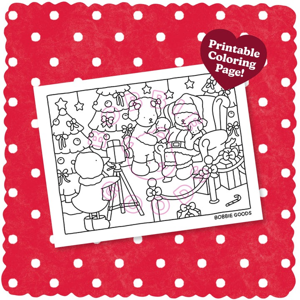 Download digital • Foto com Papai Noel para colorir